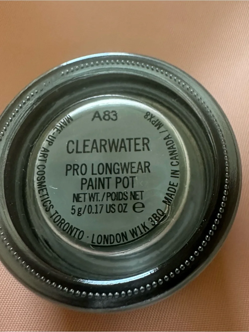 MAC Cosmetics Clearwater Pro Longwear Paint Pot - Shade Clearwater